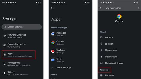 Change app permissions on your Android phone .